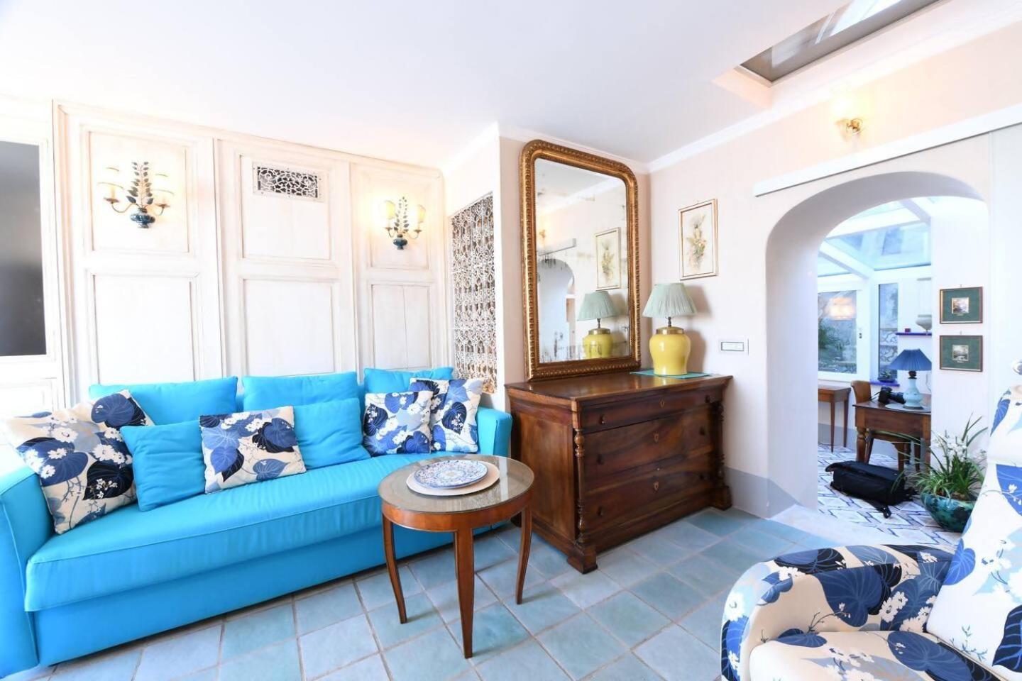 Perla Nel Blu Villa Affacciata Sul Mare Conca dei Marini Luaran gambar