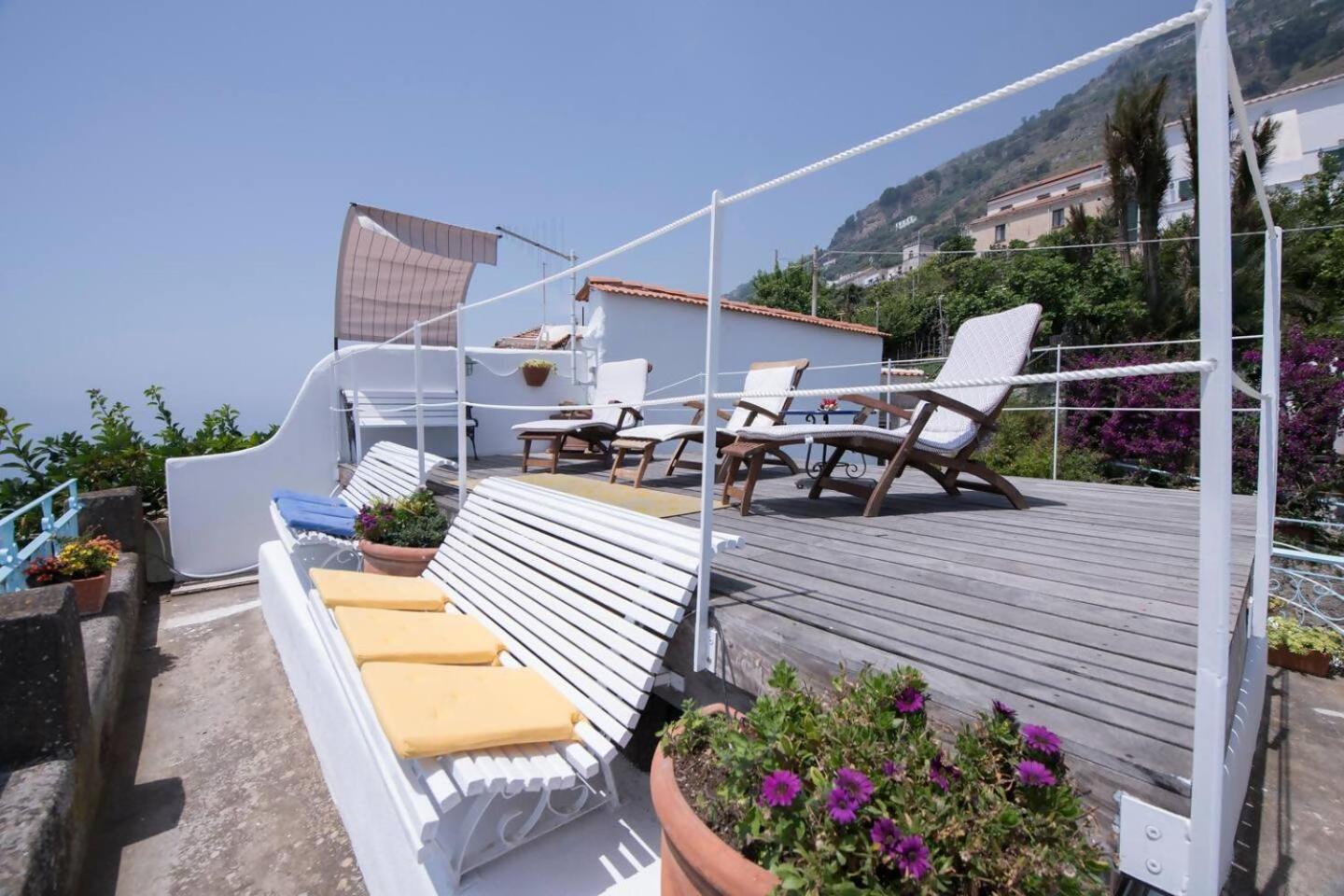 Perla Nel Blu Villa Affacciata Sul Mare Conca dei Marini Luaran gambar